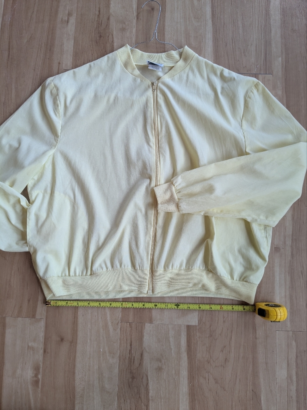 John Blair Corp, Light "Daffodil" yellow, Zip-Up, "Mad Men"  Jacket